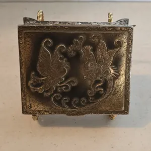 METAL OCCUPIED JAPAN CIGARETTES BOX