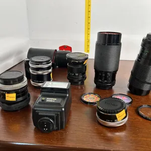 Camera Lens and Flash Attachment