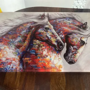 Canvas Photo of Horses