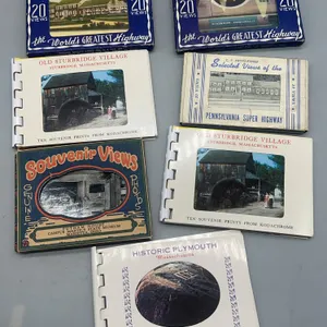 MINI - POSTCARDS/ SOUVENIR VIEWS - MASSACHUSETTS, PENNSYLVANIA & OHIO