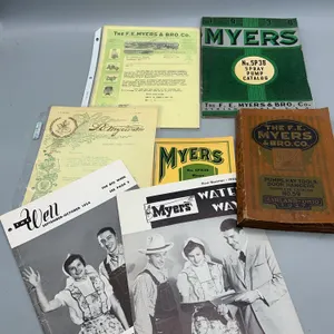 MYERS 1938 POWER SPRAYER BOOK;  1927 COMPLETE CATALOG #59;  1938 #SP38 SPRAY PUMP CATALOG & more