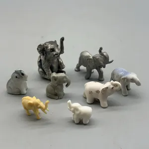 VARIETY OF ELEPHANTS- mostly small