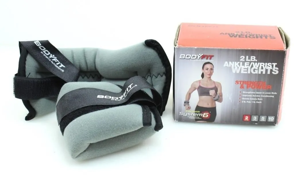BODY FIT 1LB EACH ANKLE WEIGHTS