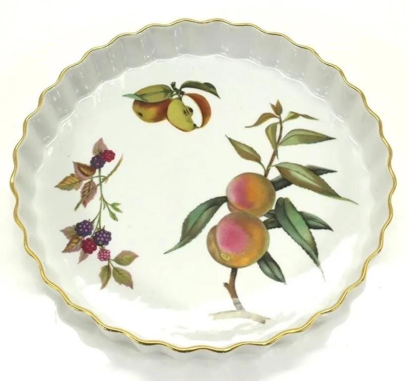 ROYAL WORCHESTER "EVESHAM" QUICHE DISH