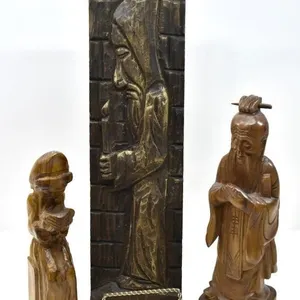 THREE WISEMEN WOOD CARVINGS