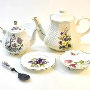 SADLER TEAPOTS & CHINA PLATES