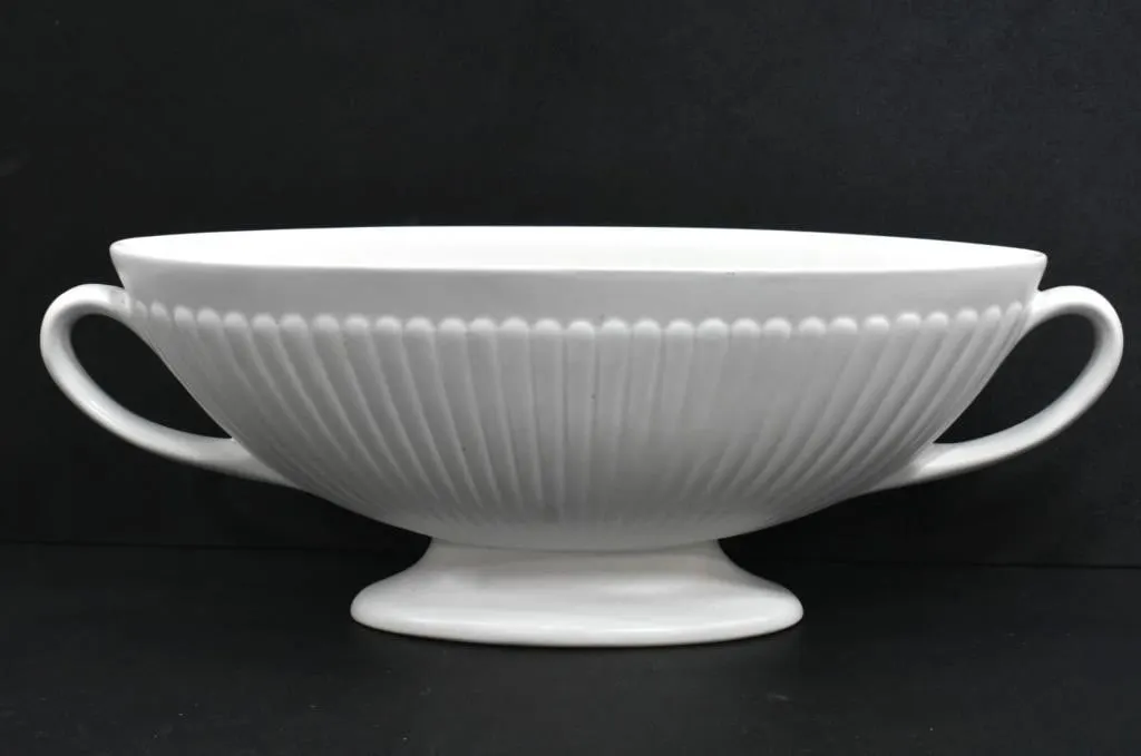 WEDGWOOD MOONSTONE RIBBED MANTLE VASE