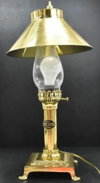 ORIENT EXPRESS BRASS TABLE LAMP