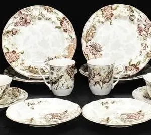 222 FIFTH "GABRIELLE CREAM" DINNERWARE SET
