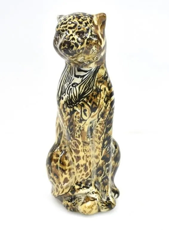 LA VIE SAFARI "CHEETAH" CERAMIC FINGURINE