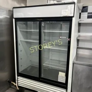 True 2dr Sliding Glass Cooler on Wheels