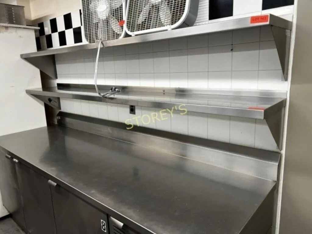 8' S/S Wall Shelf