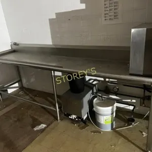 Left S/S Dishwasher Tabling ~9' x 30"