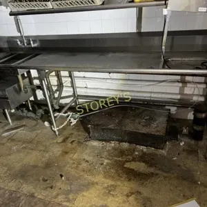 Right S/S Dishwasher Tabling w/ Pre Rinse