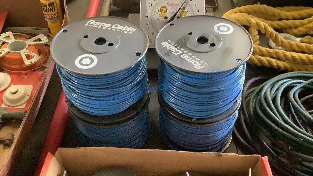 ROME CABLE 12 AWG SOLID ELECTRICAL WIRE (4 SPOOLS)