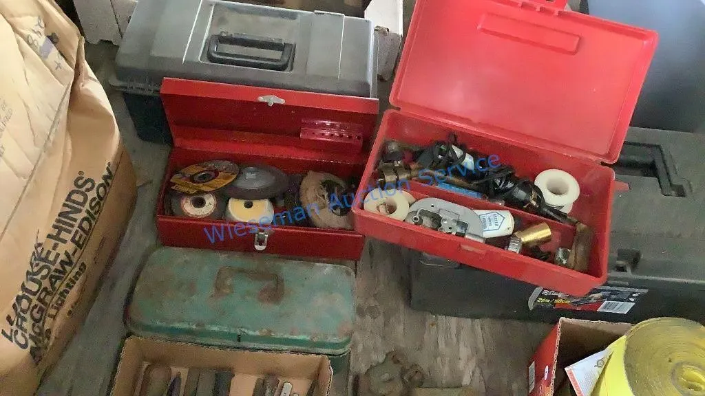 SOLDERING ITEMS, GRINDER WHEELS, MISC HARDWARE (
