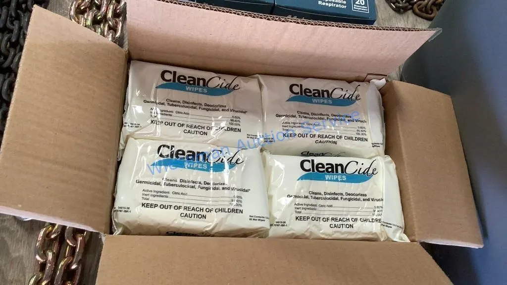 CLEANCIDE WIPES (1 CASE - 12 PKGS)