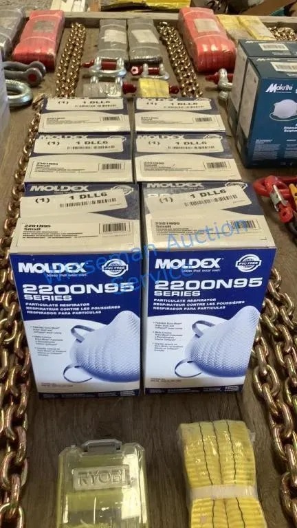 MOLDEX N95 MASKS (6 BOXES)