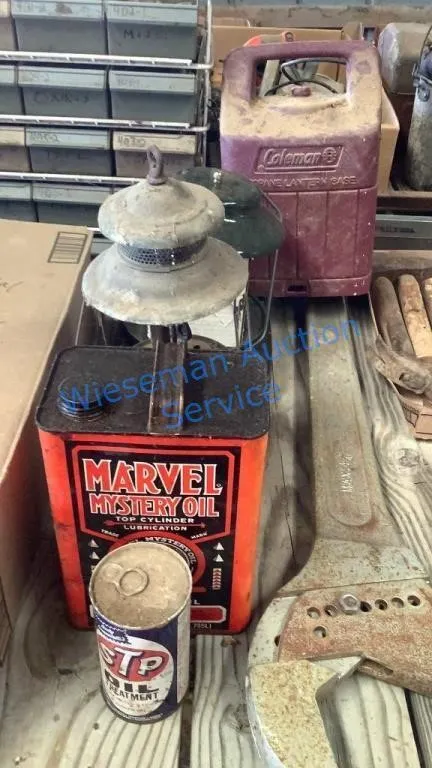 MARVLE MYSTERY OIL, LANTERNS, ETC