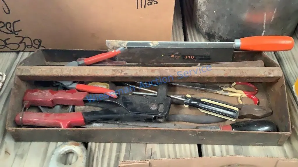 TOOL TRAY - SAW, PLIERS, RIVET GUN, ETC