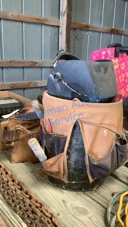 TOOL BUCKET AND TOOL BAG WITH CONTENTS AND