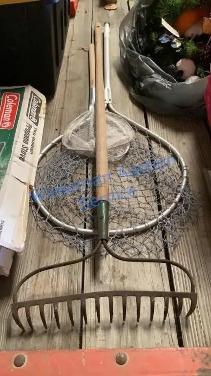 RAKE AND FISHING NETS