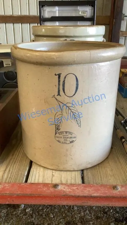 RED WING STONEWARE #10 CROCK