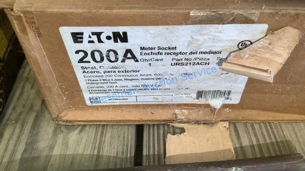 200 AMP OUTDOOR METER BASE