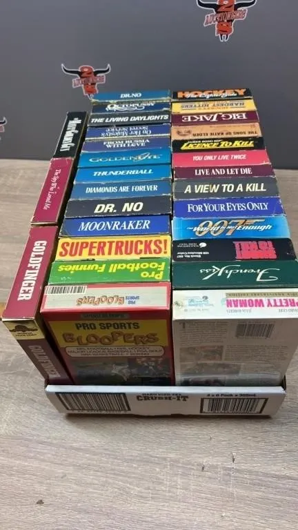 Quantity of VHS Movies