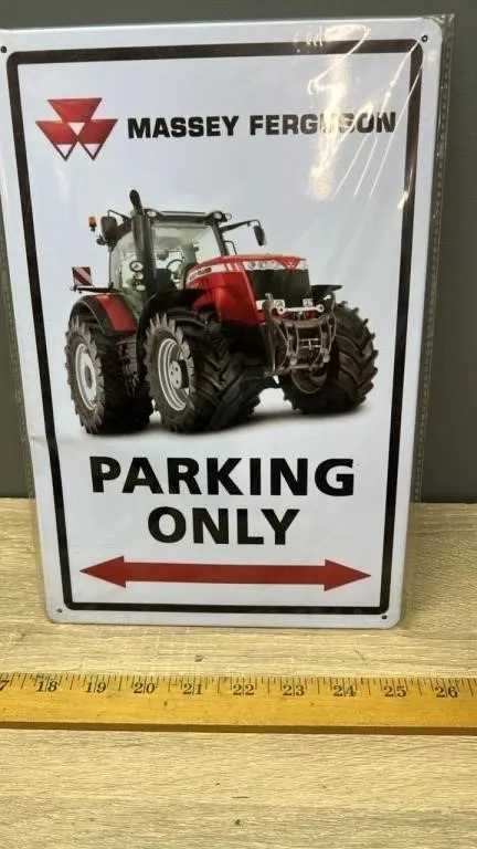 Massey Ferguson Decorative Tin Sign 8" x 12"