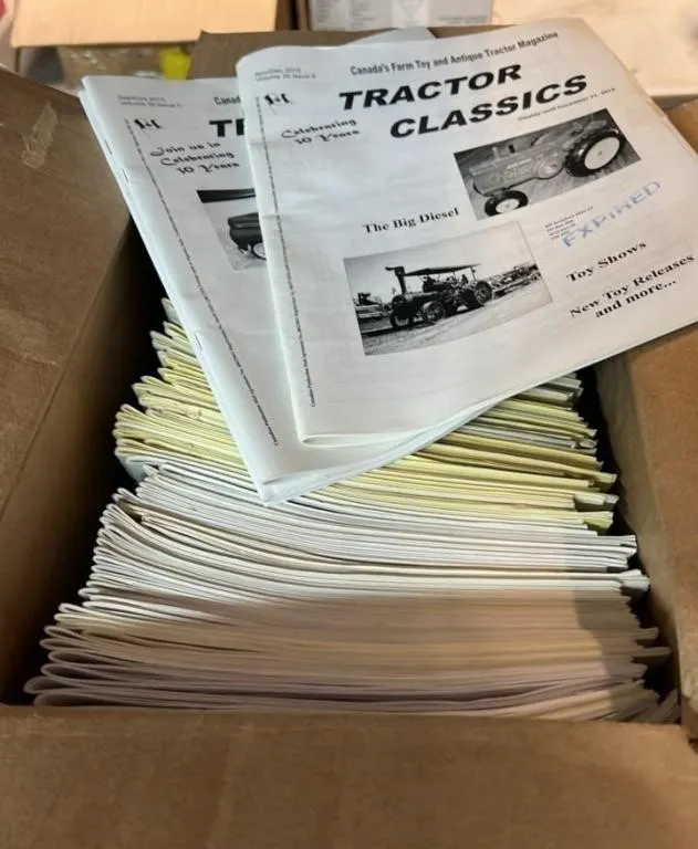 Box of Tractor Classic Magazines