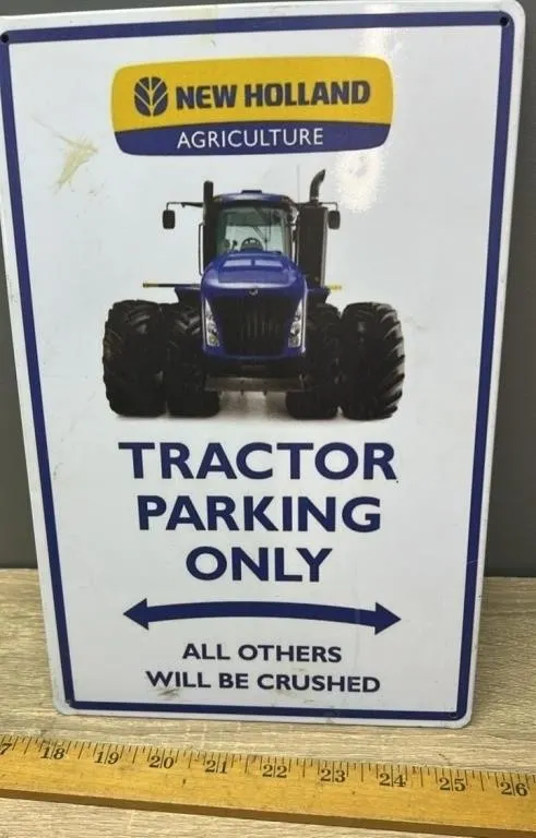 Decorative New Holland 10 8" x 12"