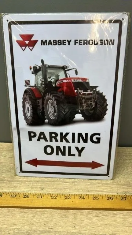 Massey Ferguson Decorative Tin Sign 8" x 12"