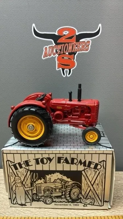 1:43 ERTL Massey Harris 55 Diesel Tractor. 1992