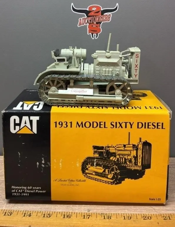 CAT 1:25 1931 Model Sixty Crawler Tractor.