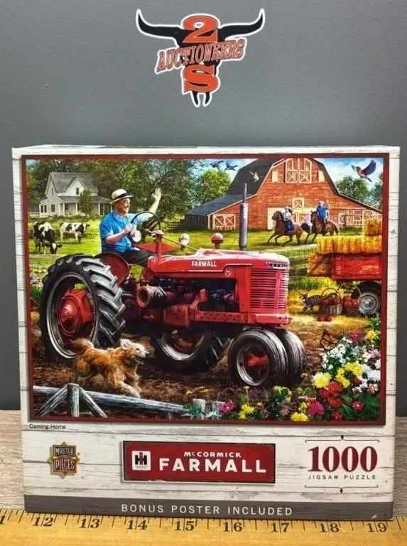 McCormick Farmall 1000pc Puzzle. Opened, But
