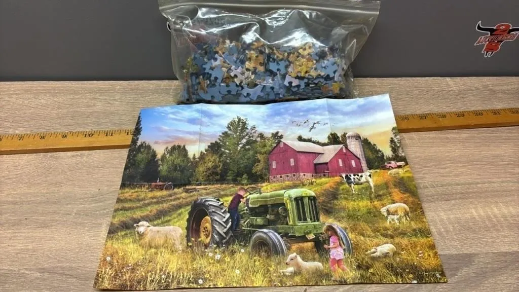 Farmyard 750pc Puzzle. Opened, But Assumed