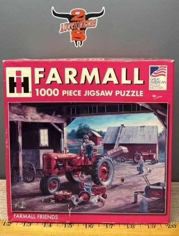 International Harvester 1000pc Puzzle. Opened,