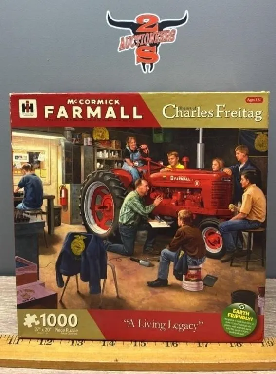 McCormick Farmall 1000pc Puzzle. Opened, But