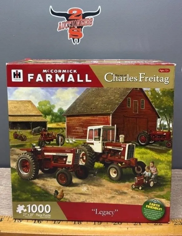 McCormick Farmall 1000pc Puzzle - Legacy. Opened,
