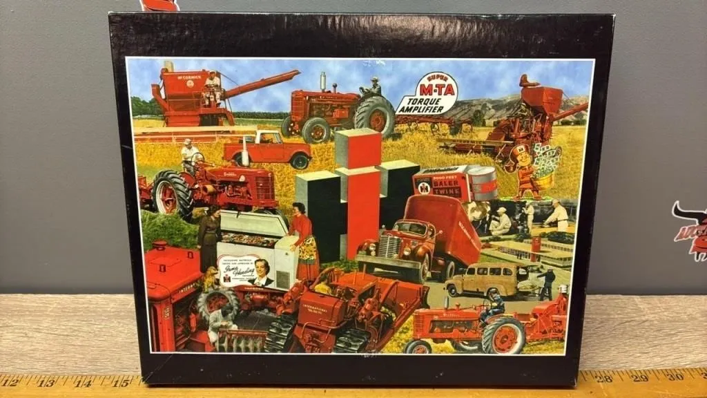 International Harvester 513pc Puzzle. Opened, But