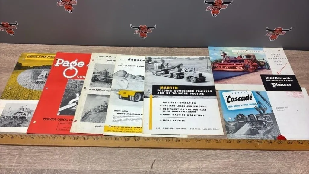 Asst. Vintage Agricultural Brochures. *PR