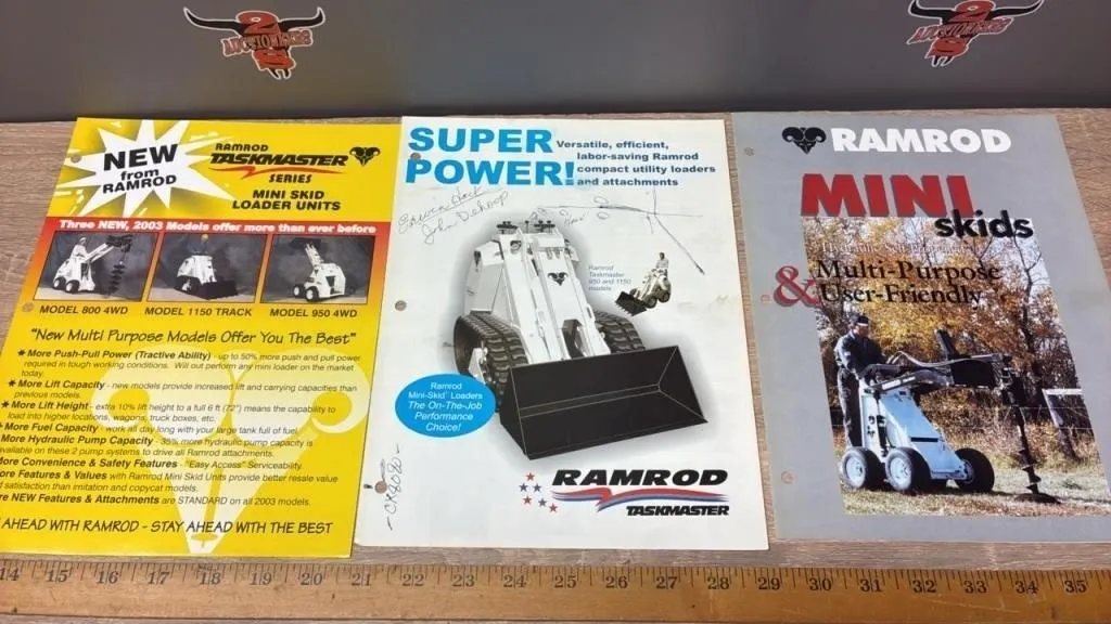 Ramrod Mini Skid Leaflets. *PR