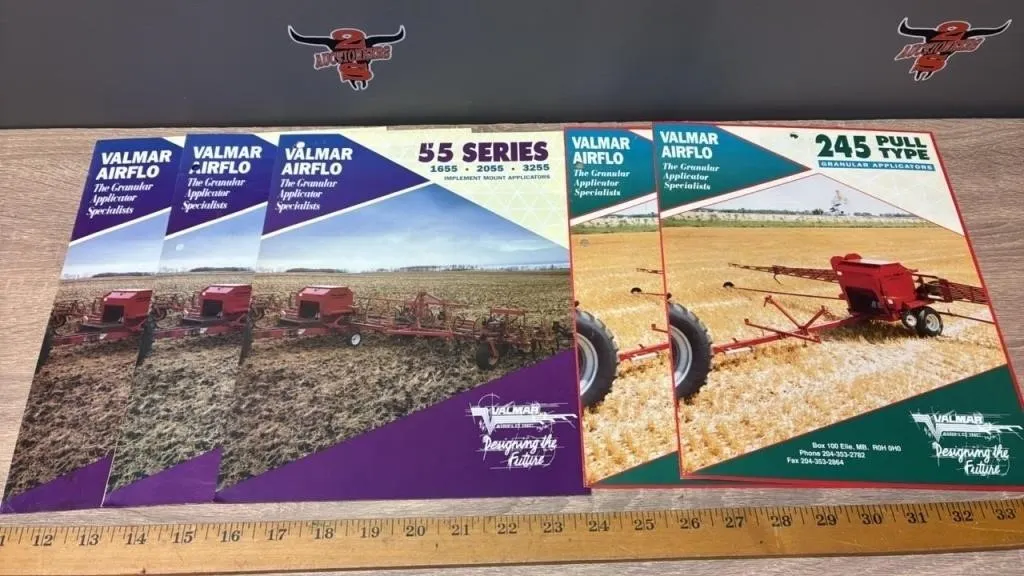 Valmar Equipment Brochures. *PR