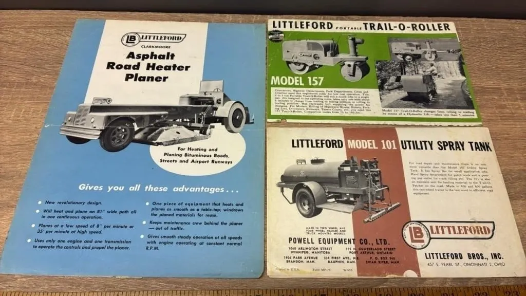 Littleford Equipment Leaflets. *PR