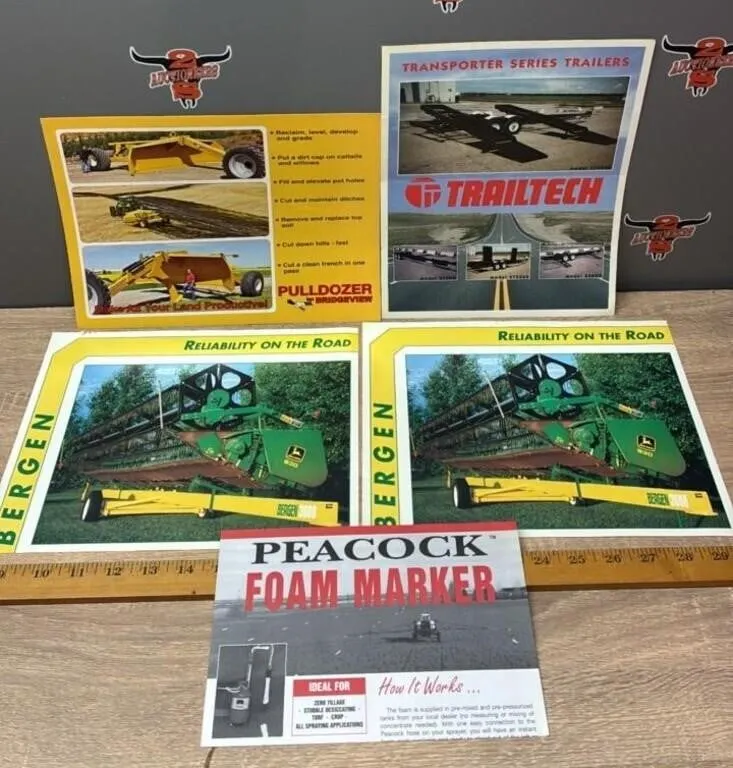 Asst. Equipment Leaflets. Pulldozer, Bergen,
