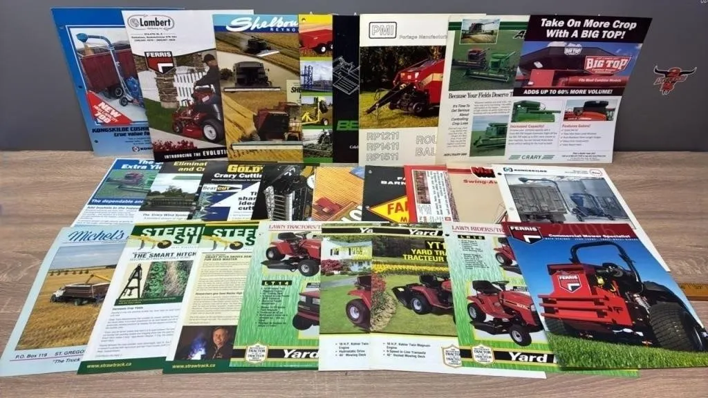 Asst. Equipment Leaflets/pamphlets. *PR