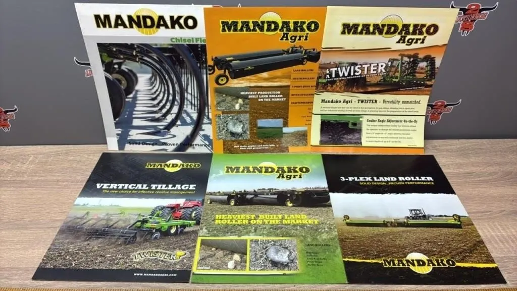 Mandako Equipment Leaflets. *PR