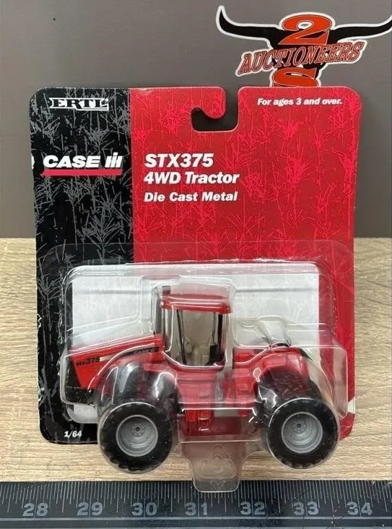 1:64 ERTL CASE IH STX375 4WD Die Cast Tractor.