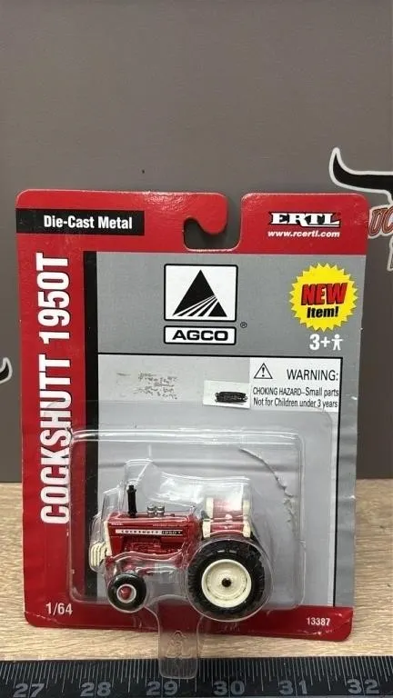 1:64 ERTL AGCO Cockshutt 1950T Die Cast Tractor.